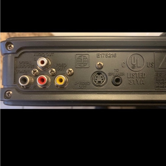 Emerson DVD Player. Model: EWD71V5SK. Includes: * DVD Player, * Base to Stand - Picture 8 of 9